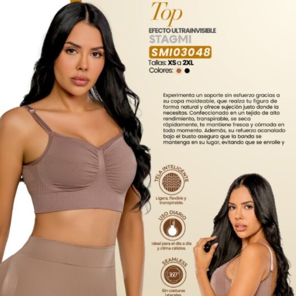 Colombian Stagmi Bra & Panties Fajas Set Best Wireless Shaper Instant Results! - Picture 5 of 17